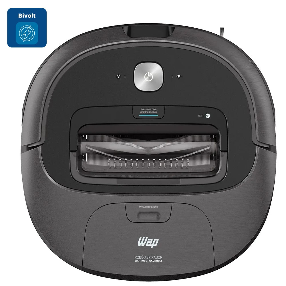 Robô Aspirador de Pó Wap WCONNECT Preto - Bivolt - Imagem 2